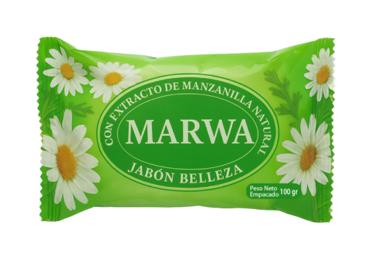 Imagen de Jabón belleza con extracto de manzanilla natural Marwa (100 g / 3.52 oz)