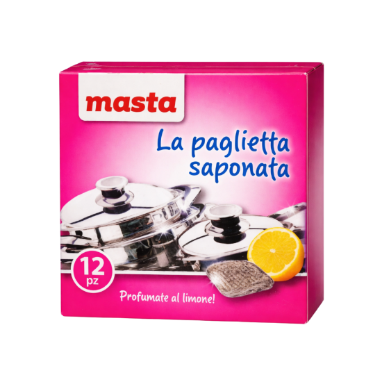 Imagen de Estropajos de lana de acero  Masta (12 U)