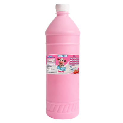 Imagen de Yogurt natural fresa La Vaquita Feliz (1 L)