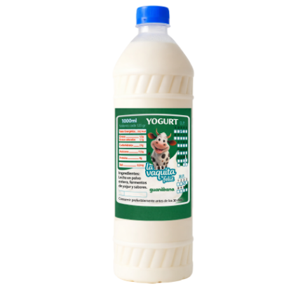 Imagen de Yogurt Natural Guanábana la Vaquita Feliz (1 L)
